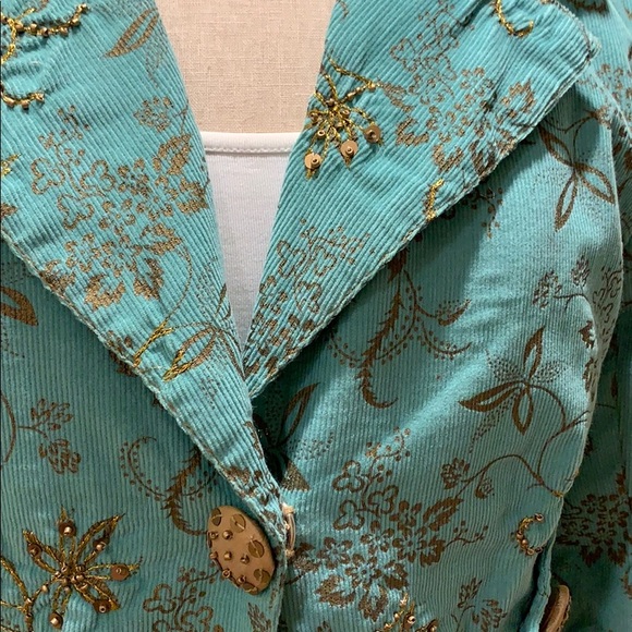 Yoana Baraschi Embellished Cord Cropped Jacket, 4 - Picture 3 of 13